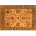 thumbnail image 1 of Ahgly Company Indoor Rectangle Oriental Orange Industrial Area Rugs, 7' x 9', 1 of 4