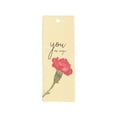 thumbnail image 2 of Yunuuuoa Carnation Gift Tags for Mother's Day Decorations, Floral Appreciation Thank You Card Tags, DIY Craft Party Favor Supplies, Bulk Greeting Card Hang Tags for Gifts Wrapping Wedding Shower, 2 of 8