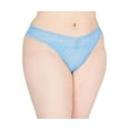 thumbnail image 2 of JENNI Intimates Blue Floral Thong Underwear Plus ONE SIZE, 2 of 3