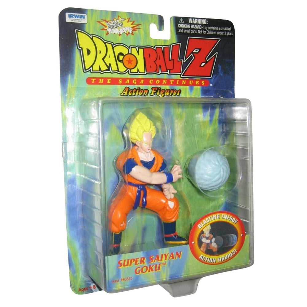 Dragon Ball Z The Saga Continues SS Goku Blasting Energy Irwin Toys