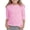A02-Pink, variant on LRen Long Sleeve Shirts for Girls Valentine Heart Print Casual 3/4 Lenght Sleeve Crewneck Basic Tops Loose Comfy Soft Preppy Back To School Tunic Blouse