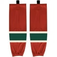 thumbnail image 1 of Red Series Ice Hockey Socks For Men and Youth Color block Hockey Trainning Socks, 1 of 2