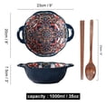 thumbnail image 7 of Qeeadeea Ramen Bowl With Chopsticks And Ramen Spoons, Ramen Bowl Set For 1 Person, Ceramic Soup Bowl With Handle, Pho Udon Noodle Bowl-blue-B-1000ml 35oz, 7 of 7