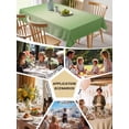 thumbnail image 5 of Spring Green Ombre Table Cloth, Modern Gradient Abstract Art Waterproof Tablecloth for Square Tables, Reusable Washable Fabric Table Cover for Restaurant Kitchen Dining Tables 54"x54", 5 of 6