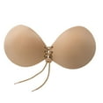 thumbnail image 1 of Women's Silicone Self Sticky Bra Strapless Backless Push Up Lift Comfortable Reusable Nipple Covers, 1 of 4