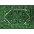 thumbnail image 1 of Ahgly Company Indoor Rectangle Persian Emerald Green Traditional Area Rugs, 7' x 10', 1 of 4