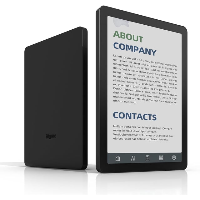 Bigme B6 - Lector de libros electrónicos de color, tablet de papel electrónico de 6 pulgadas, almacenamiento de 4 GB+64 GB, Android 14, negro