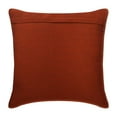 thumbnail image 3 of The HomeCentric Pillow Cover Rust Pillows Cover Textured Pintucks Pillows Cover Pack of 2 14x14 inch (35x35 cm) Cushion Covers Square Silk Pillowcase Decorative Throw Pillow Covers Striped - Rusty, 3 of 5