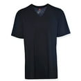 thumbnail image 3 of Hanes Men's Tall Man V-Neck T-Shirt (Pack of 5) Black, 5X-Large, 3 of 3