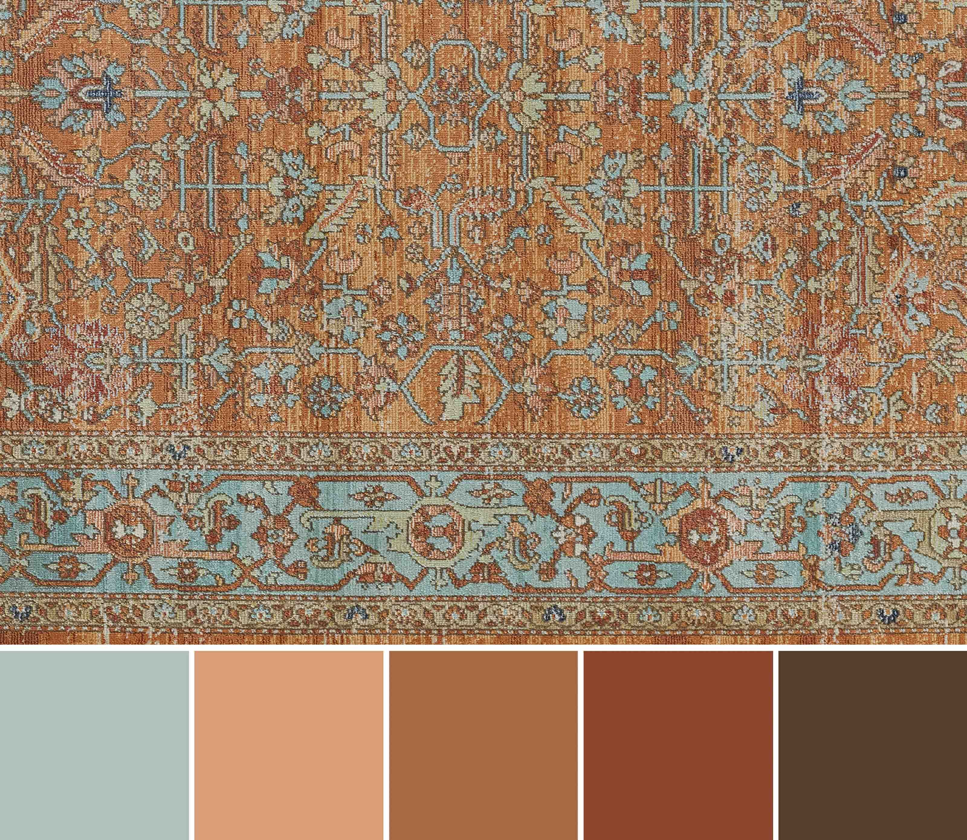 ECARPET Hailey Traditional Area Rug for Living Room, Bedroom, Dining Entrance