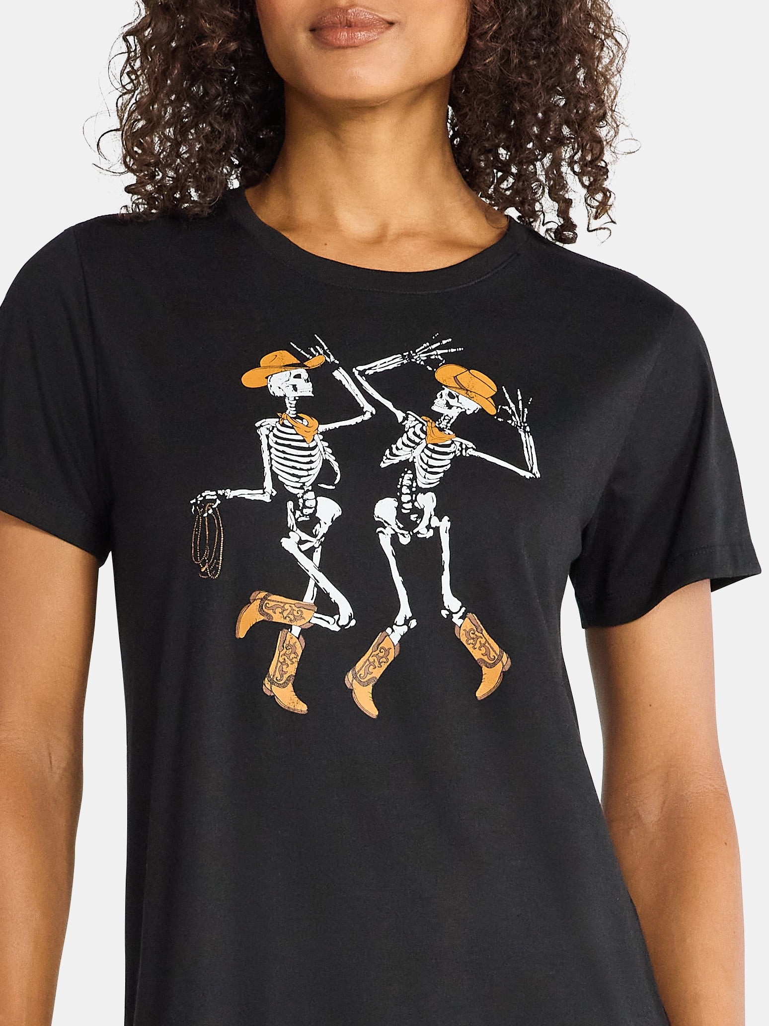Halloween Women's Howdy Halloween Graphic Tee from Way to Celebrate, Sizes S-XXXL