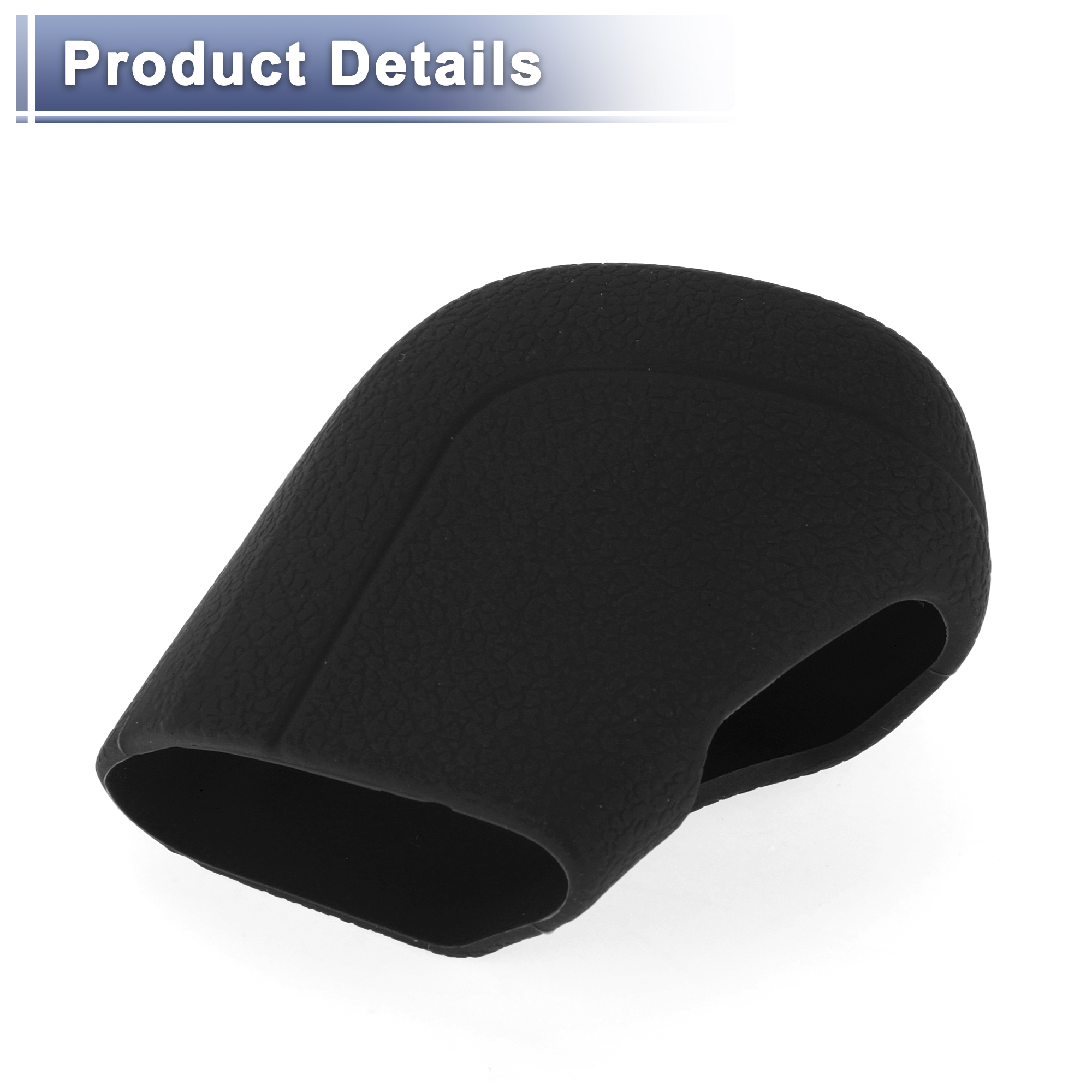 Unique Bargains Gear Shift Knob Cover for Toyota Camry 2018-2024 Silicone Black Anti-Slip
