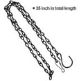 thumbnail image 4 of 2 cadenas colgantes para comederos de pájaros, macetas, farolillos y adornos 2 cadenas colgantes para comederos de pájaros, colgadores de plantas de jardín para adornos decorativos, maceteros Vhermosa HMHZ1025-5, 4 of 4