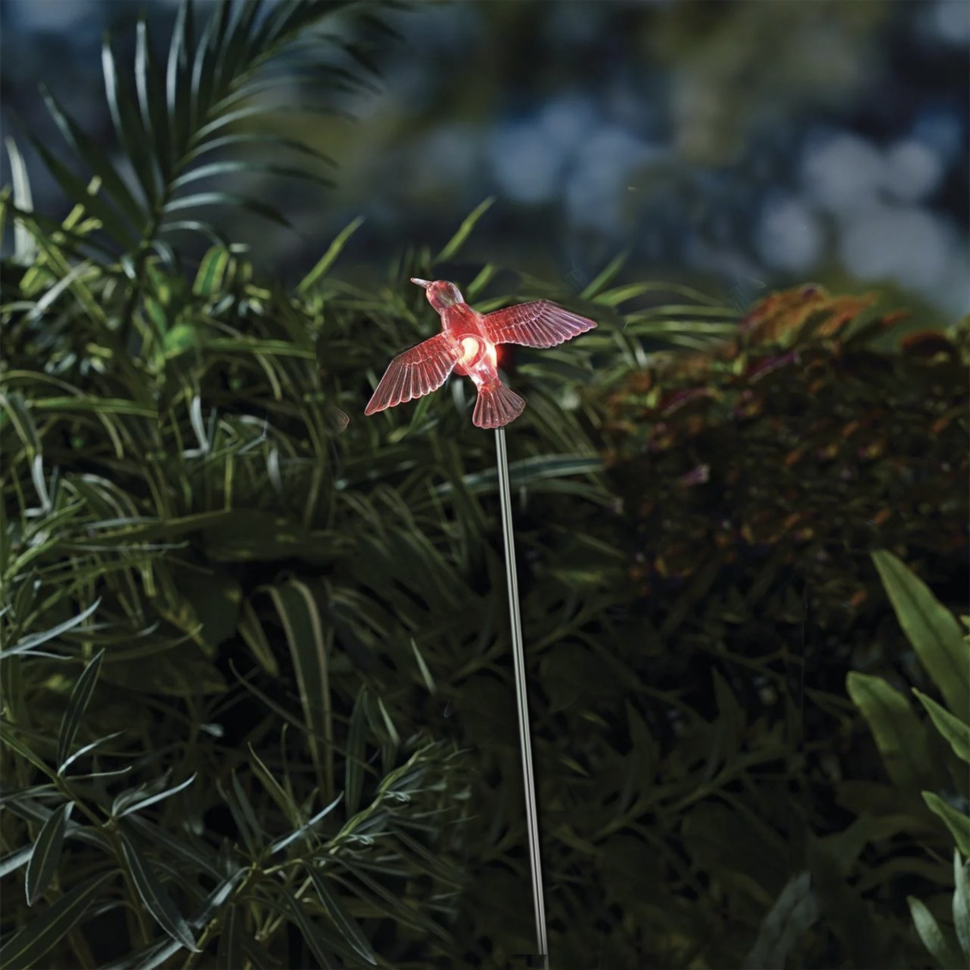 Mainstays Solar Powered Color Changing LED Hummingbird Acrylic Stake Light