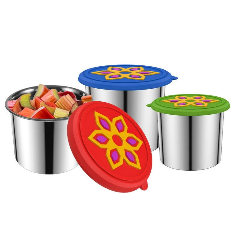 Stackable Mini Food Storage Container with Clip-On Lid, Condiment and Sauce Containers Snack Boxes for Kids, Size: Mini Food Storage Containers, Leak