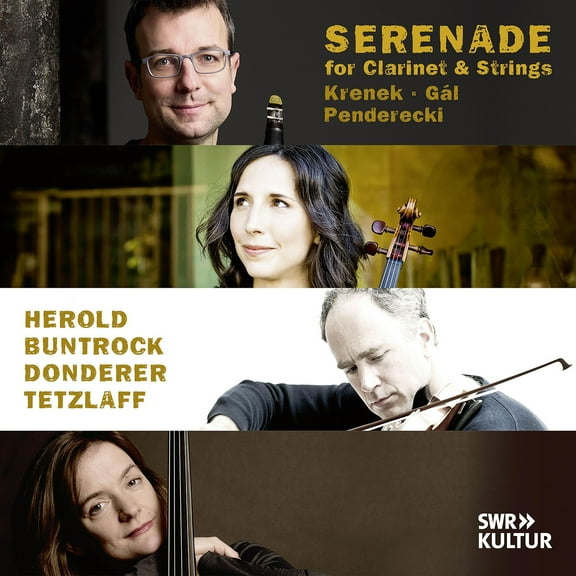 Kilian Herold - Gal, Krenek & Penderecki: Serenade for Clarinet & Strings - Music & Performance - CD