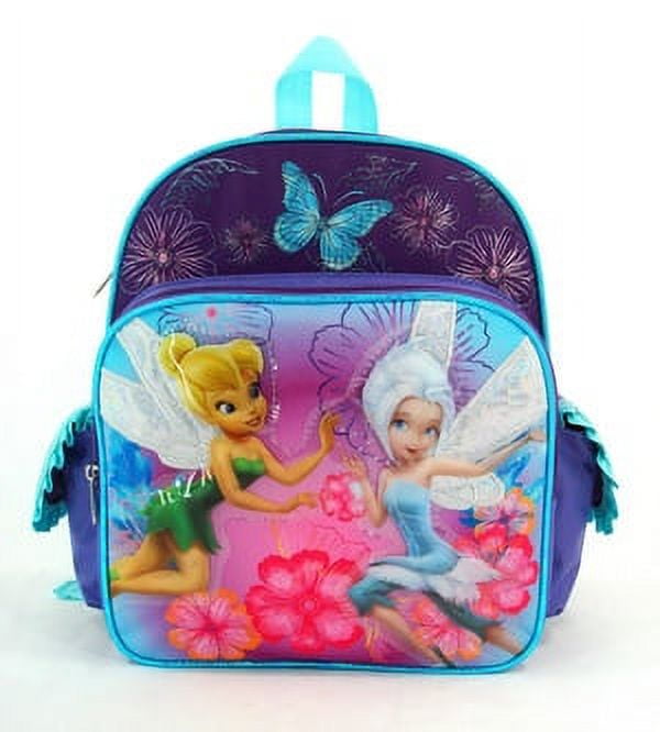Disney Tinker Bell Butterfly Backpack - White and Silver Amazon.com | Disney Peter Pan Tinkerbell 11-inch Vegan  main image 2