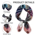thumbnail image 3 of Women's Fashion Soft Large Satin Square Scarf Set Head Neck, 3 of 5