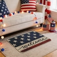 thumbnail image 4 of 4th of July Patriotic Welcome Doormat 250th Anniversary Doormat Decor Vintage American Stars Stripes Rug Anti-Slip Rubber Mat for Independence Day Porch Decor, 4 of 6