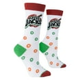 thumbnail image 3 of Cool Socks Novelty Crew Socks Women's Apple Jack's, Graphic Print, Large, 3 of 6