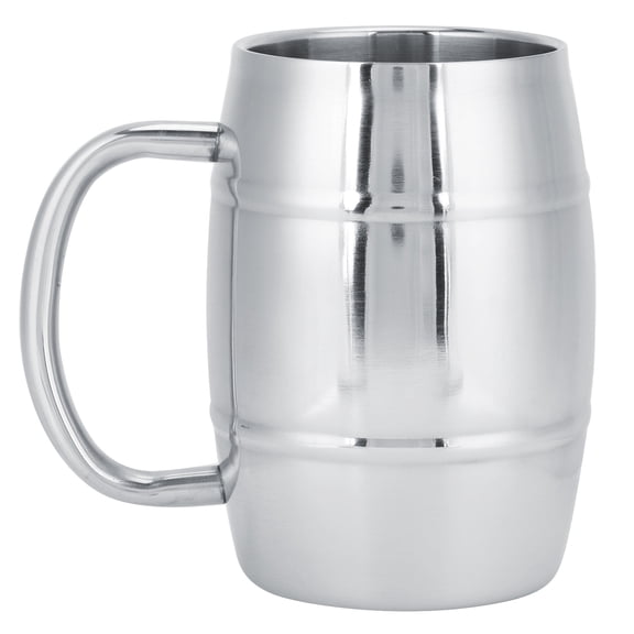 Viking Inspired Stainless Steel Mug, Unbreakable Design, Double Layer Camping Cup, Keeps Drinks Hot Or Cold For Extended Periods