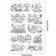 thumbnail image 2 of Dibujo lineal, sello transparente, árbol rural, pueblo de montaña, sello de silicona, sellos transparentes de bosque, sello de goma transparente, 2 of 9