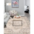 thumbnail image 6 of Unique Loom Portland Collection Area Rug - Canby (7' 10" x 10' Rectangle Ivory/Beige), 6 of 10