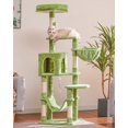 thumbnail image 2 of Árbol para Gatos Hey-brother MPJ050GR Verde con Hamaca para Gatos de Interior, 2 of 7