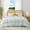 Light Green, variant on Lightweight Down Comforter Size, Goose Feathers Fiber Comforter for Hot Sleepers, Breathable & Ultra Soft Duvet Insert, Thin Bedding for Summer, (68" X 88")