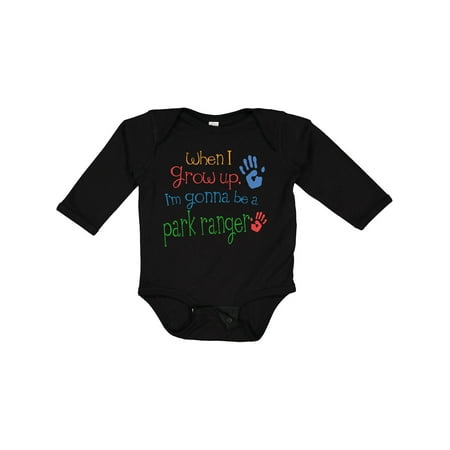 

Inktastic Park Ranger Future Boys or Girls Long Sleeve Baby Bodysuit