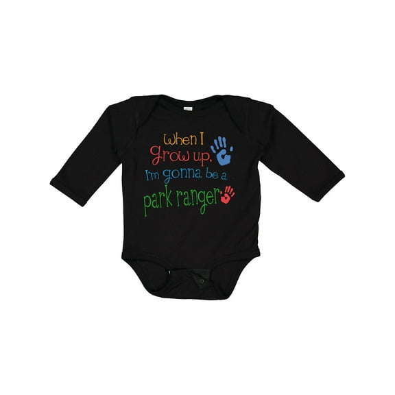 Inktastic Park Ranger Future Boys or Girls Long Sleeve Baby Bodysuit