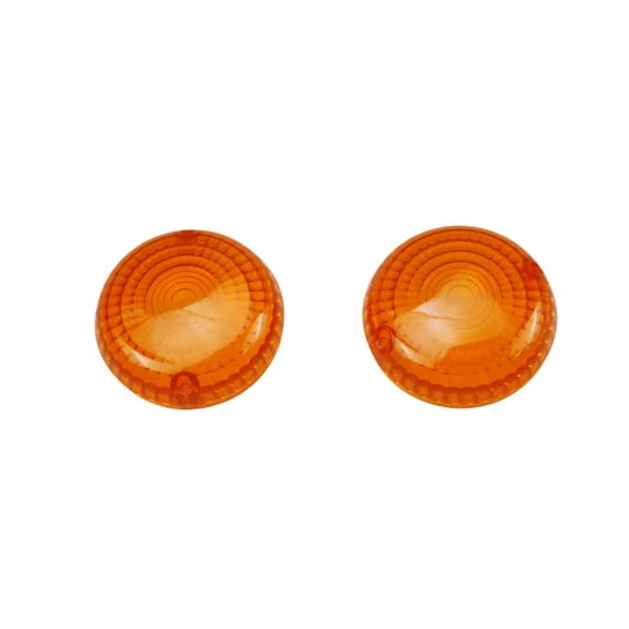 2PCS Motorcycle Turn Signal Indicator Light Lamp Lens Cover for Yamaha V-Star 250 650 1100 Road Star V-Max Virago 750