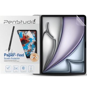 Penstudio Paper-Feel Screen Protector for iPad Air M2 13 inch, Anti-Glare Matte PET Film for Drawing & Note-Taking, Paper-Feel Texture, Anti-Fingerprint, Fast Response,iPad Air M2 13 inch Accessories