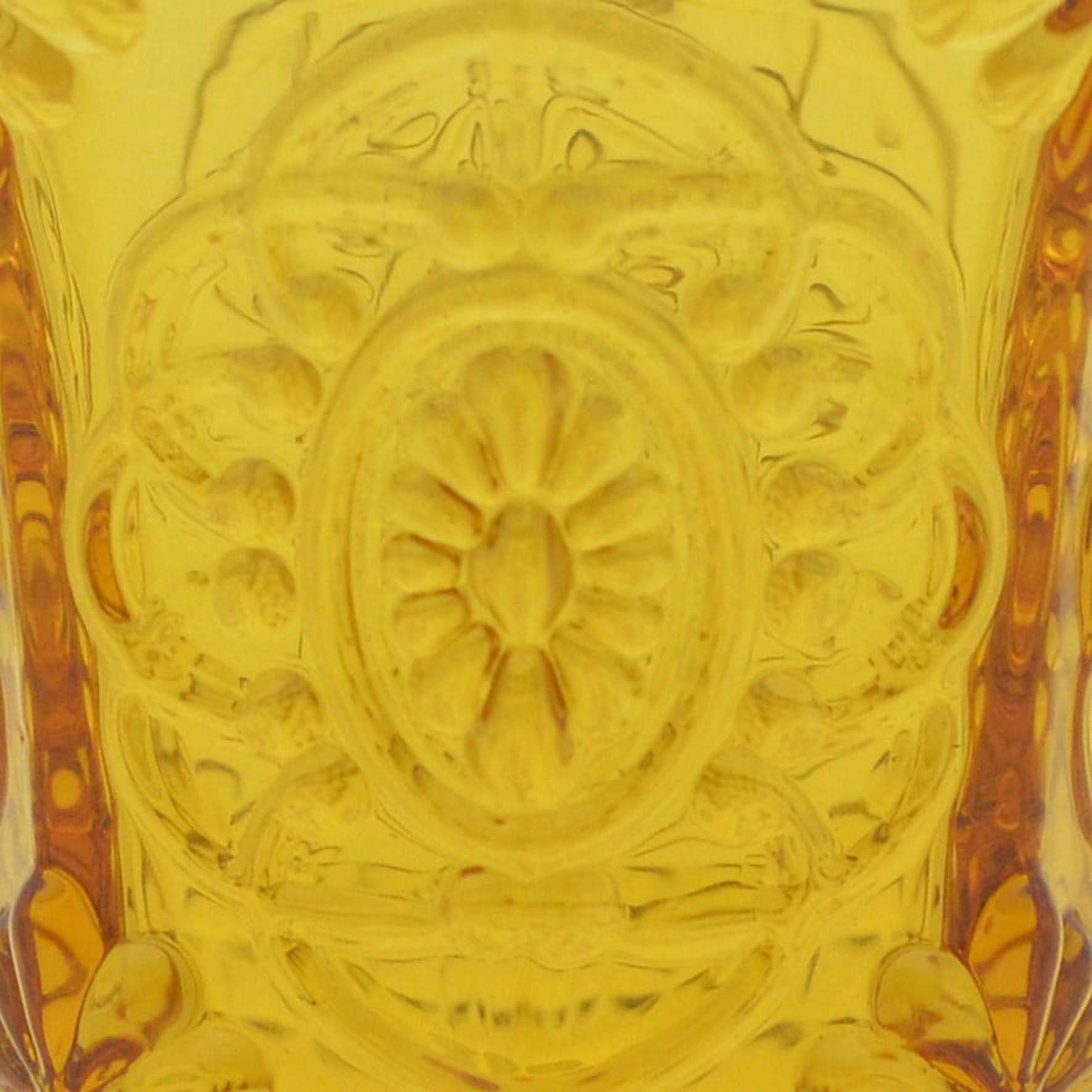 10 Strawberry Street Vatican 4 oz Champagne Flute, Set of 6, Amber Glass