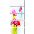 thumbnail image 2 of Nature Morte Mignonnes Fleurs de Gerbera Rouges - Grande Impression sur Toile Florale, 2 of 3