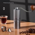 thumbnail image 3 of Grey Manual Coffee Grinder High Quality Portable Upgrade 7 Star Stainless Steel Burr Suitable for Espresso Kitchen Tool, 3 of 5