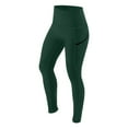 thumbnail image 3 of pstuiky Leggings for Women, Workout Leggings for Women Yoga Pants for Women High Waisted Workout Leggings Women's Yoga Leggings for Women Tummy Control Green M, 3 of 4