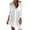 White, variant on CFLVAEK Womens Swimsuit Cover Up Long Button Down Bathing Suit Cover Ups Long Sleeve Summer Beach Shirt Dress with Pockets One Size