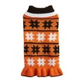 thumbnail image 6 of Dog Sweater Dress Halloween Turtleneck Dogs Pullover Knit with Leash Hole Fall Winter Warm Dog Sweater Cute, 6 of 10