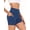 03# 1Pack:Navy Blue, variant on Womens 4" Spandex Booty Shorts Yoga Workout Athletic Shorts High Waist with Pockets,Navy Blue,US Size M