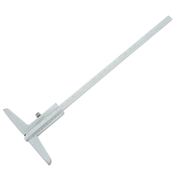 Calibre De Profundidad Vernier De Acero Inoxidable 0-150mm - Precisión 0.05mm, Para Taller Y Máquinas