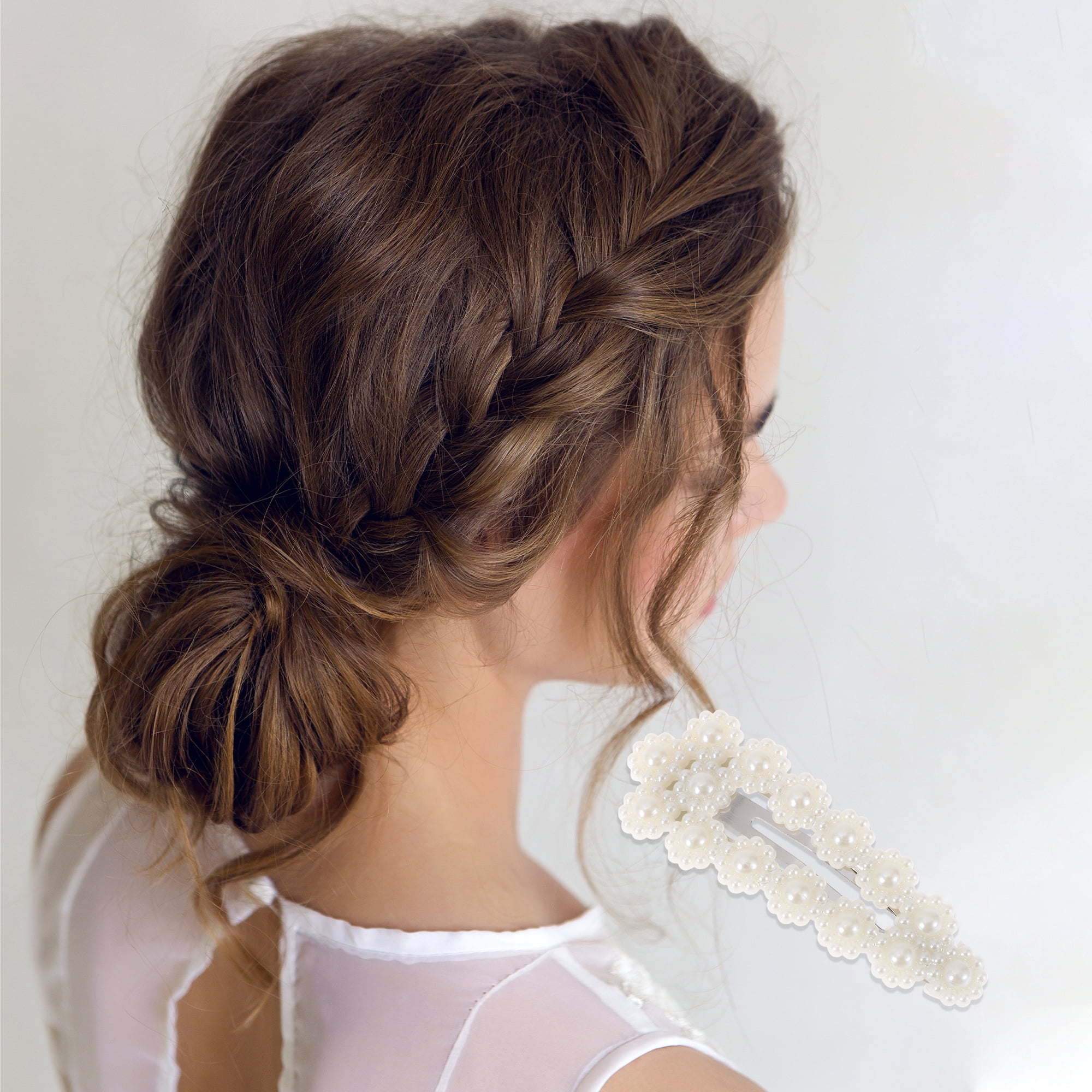 Unique Bargains 5Pcs Hair Clips Practical Hair Accessories Multiple Styles Faux Pearl