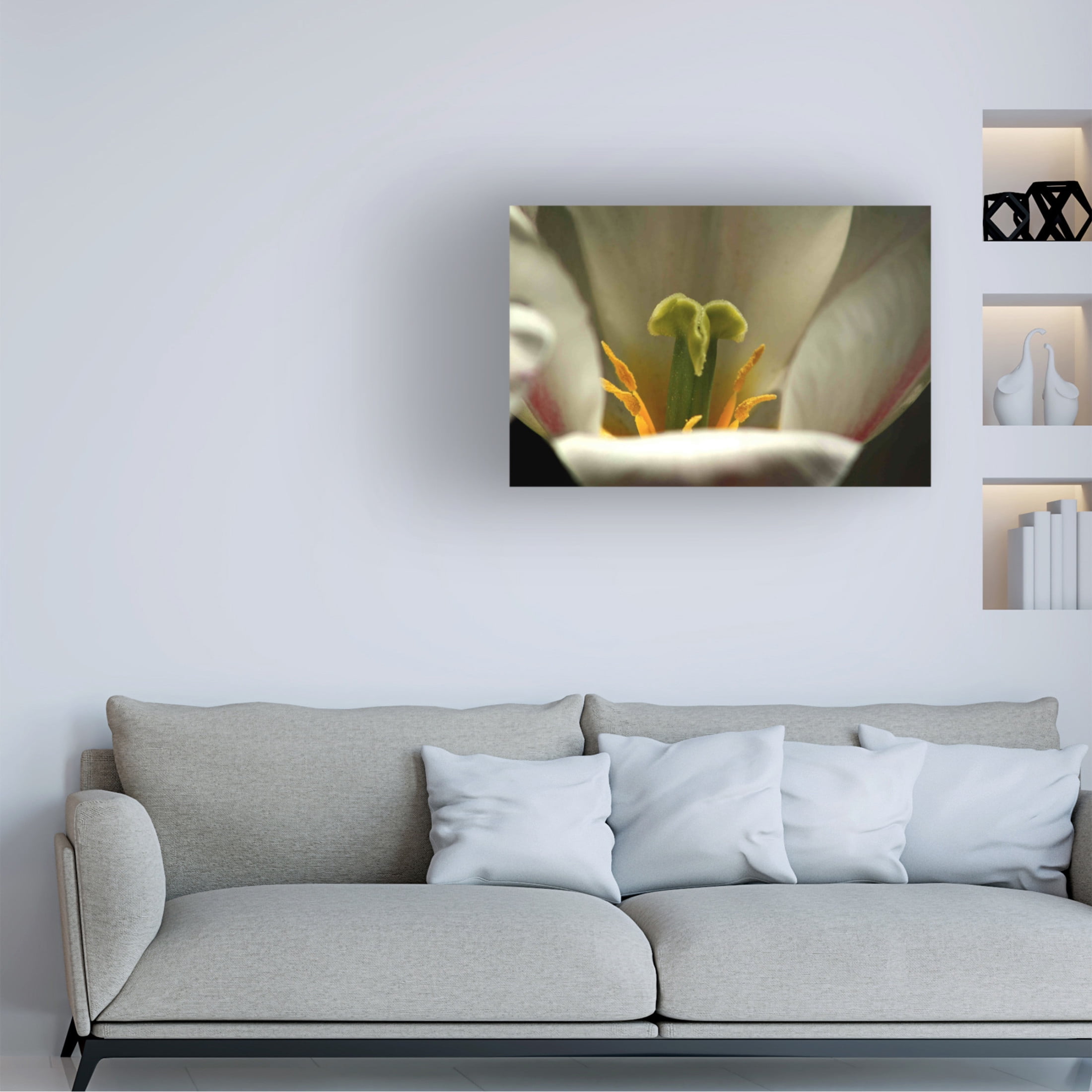 Canvas Wall Art - DANE 'Keukenhof Gardens 4' Wall Art for Living Room, Bedroom, or Office Décor by Trademark Fine Art - 32 x 22 Inches