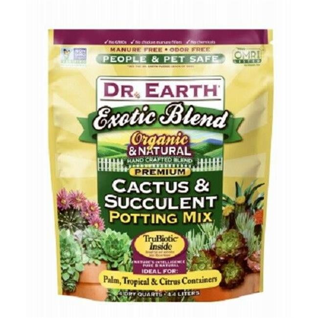 Dr Earth 4 qt. Exotic Blend Organic Cactus & Succulent Potting Mix