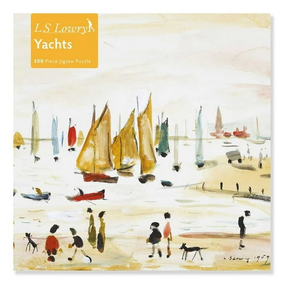 500-Piece Jigsaw Puzzles: Adult Jigsaw Puzzle L.S. Lowry: Yachts (500 Pieces): 500-Piece Jigsaw Puzzles (Other)