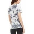 thumbnail image 3 of Danskin Womens Tie Dye Tee Shirt(Black Combo Small), 3 of 3