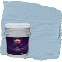 Glidden One Coat Heavenly Blue / Blue Flat Exterior Paint with Primer, 5 Gallon