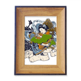 thumbnail image 1 of Japan Kimono Woman Photo Frame Exhibition Display Art Desktop Painting, 1 of 3