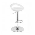 thumbnail image 1 of Rho Contemporary Adjustable Barstool - Vanilla White, 1 of 2