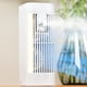 thumbnail image 1 of Air Acondicionador Pequeño, Ventiladores Duales Auticos 3 Velocidades Bajo Ruido de 120 ml Mini Motor USB de Refrigerador de Aire de Agua Grande para El Hogar, 1 of 7